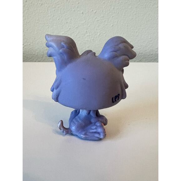 Littlest Pet Shop (Retired) Lavender Yorkie #1611  Dog Toy - Picture 2 of 4